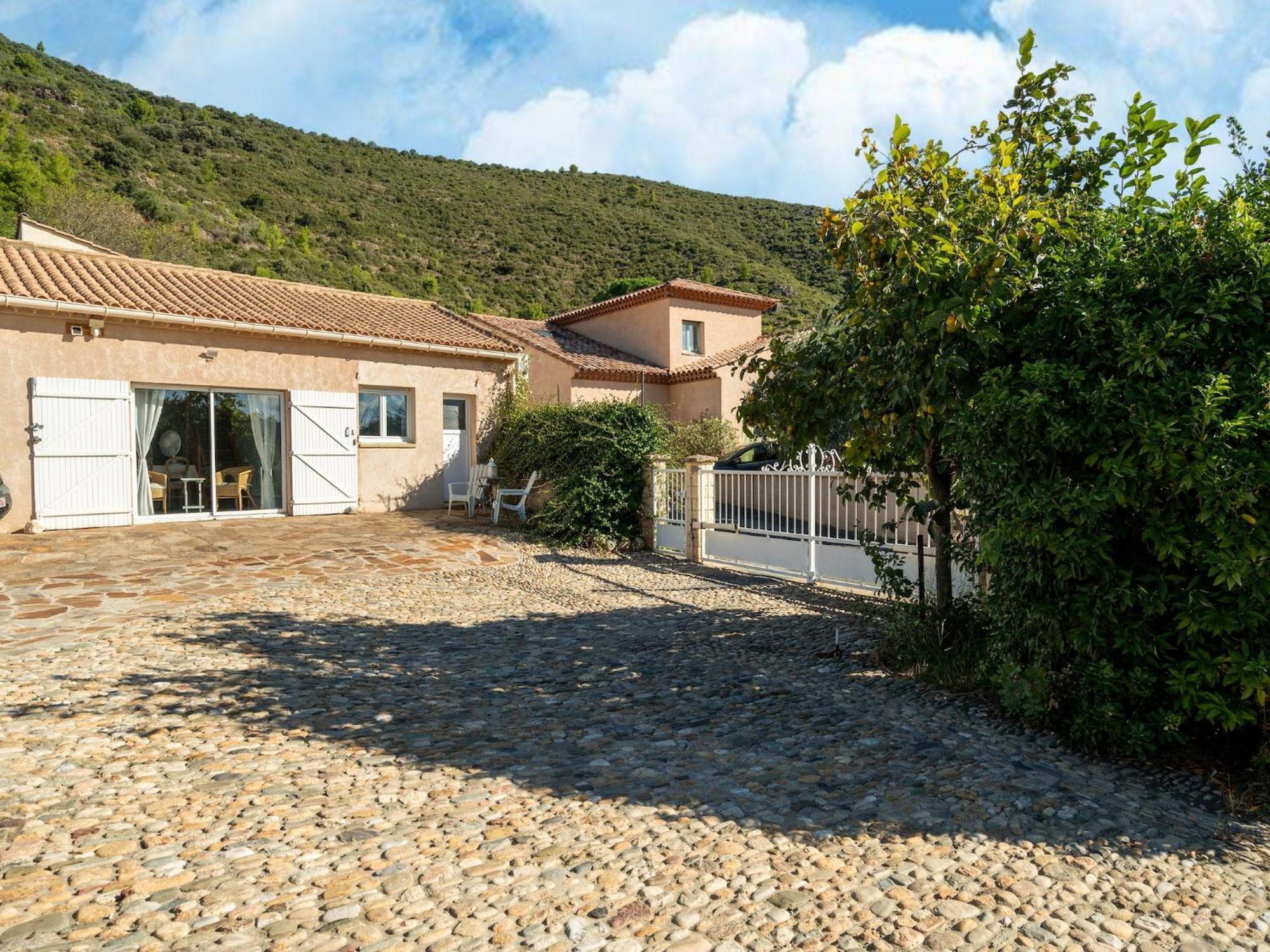 House In The South Of France With Private Pool Villa Roquebrun Exterior foto
