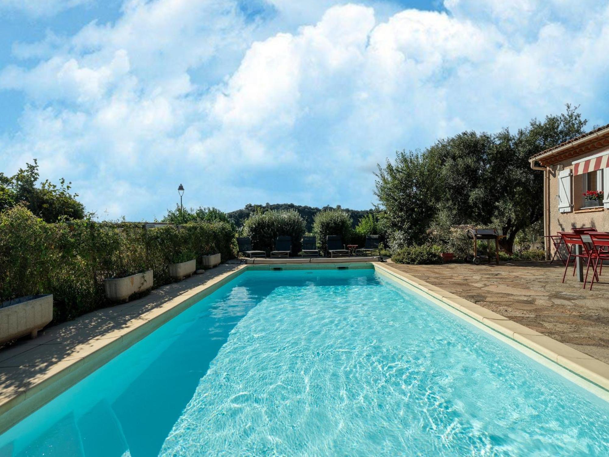House In The South Of France With Private Pool Villa Roquebrun Exterior foto