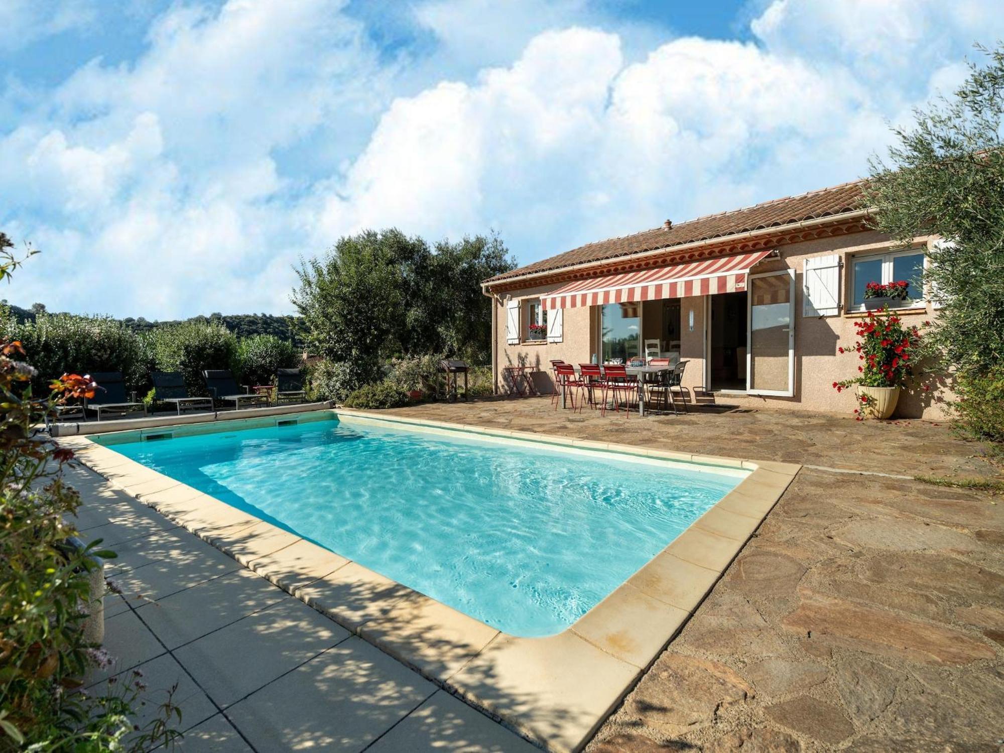 House In The South Of France With Private Pool Villa Roquebrun Exterior foto